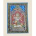 Ardhanarishvara Handpainted Unframed Pattachitra (Multicolour)