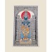 Handpainted Balaji Pattachitra In Tussar Fabric (Unframed)