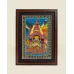 Jagannath Rath Yatra Handpainted Framed Pattachitra Painting (Muliticolour)