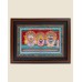 Jagannath Sunabesa Handpainted Framed Pattachitra (Multicolour)