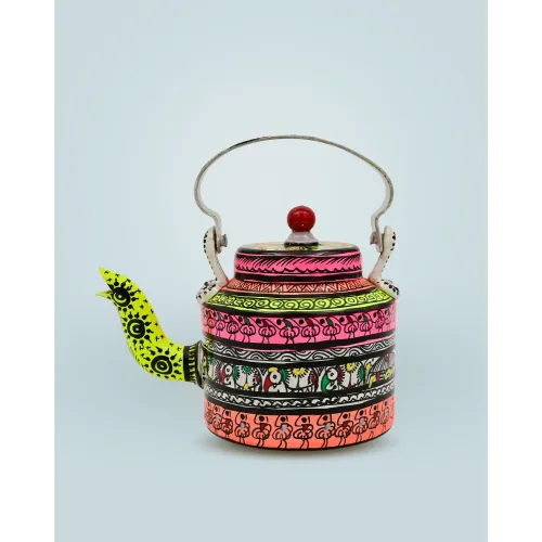 Patachitra Art Handpainted Kettle