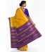 Handloom fine tussar silk check saree