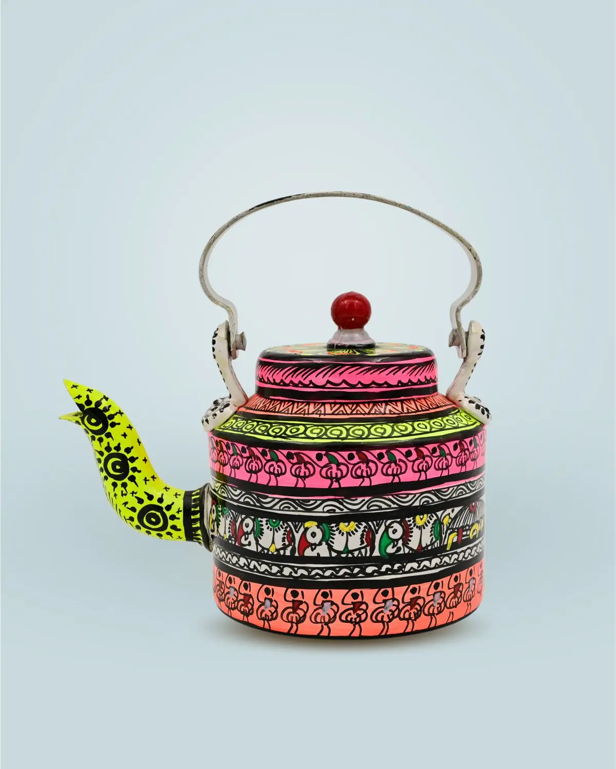 Patachitra Art Handpainted Kettle
